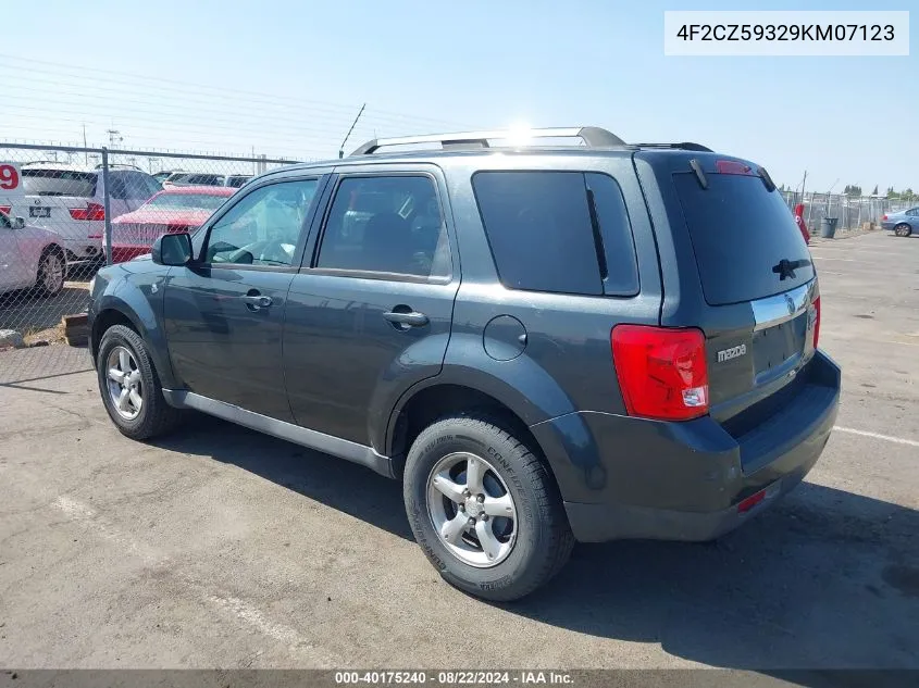 2009 Mazda Tribute Hybrid Grand Touring VIN: 4F2CZ59329KM07123 Lot: 40175240