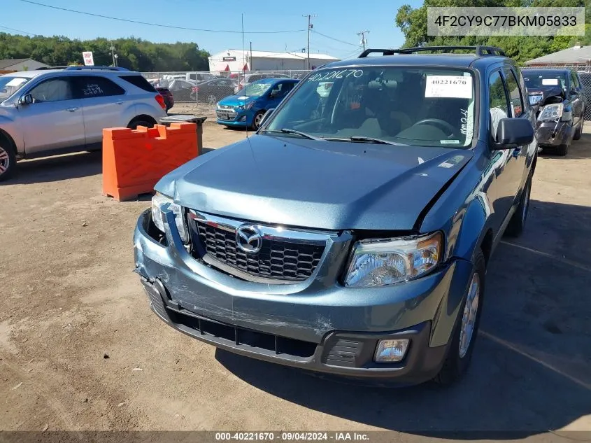 2011 Mazda Tribute I Touring VIN: 4F2CY9C77BKM05833 Lot: 40221670