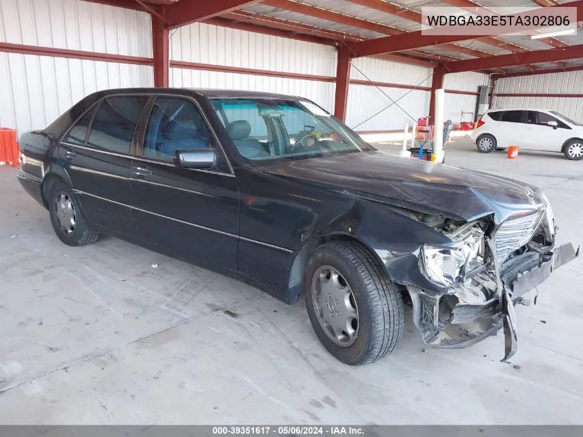 1996 Mercedes-Benz S 320 VIN: WDBGA33E5TA302806 Lot: 39351617