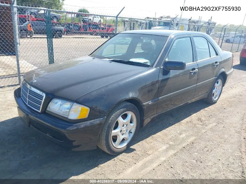 1999 Mercedes-Benz C 280 VIN: WDBHA29G2XF755930 Lot: 40286917