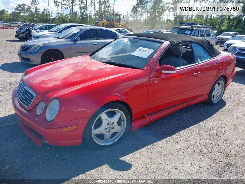 WDBLK70G91T076750 2001 Mercedes-Benz Clk 430