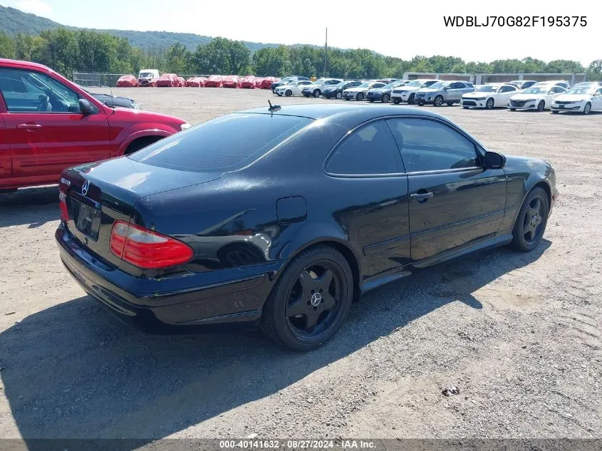 WDBLJ70G82F195375 2002 Mercedes-Benz Clk 430