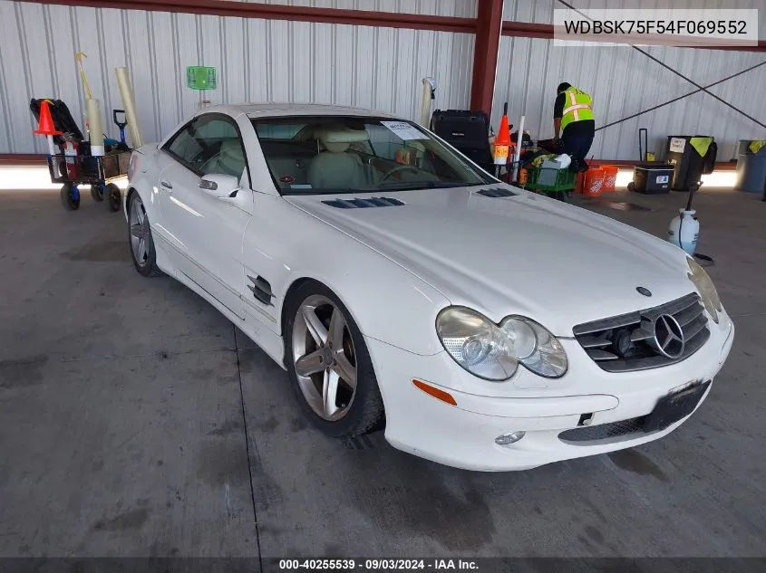 WDBSK75F54F069552 2004 Mercedes-Benz Sl 500