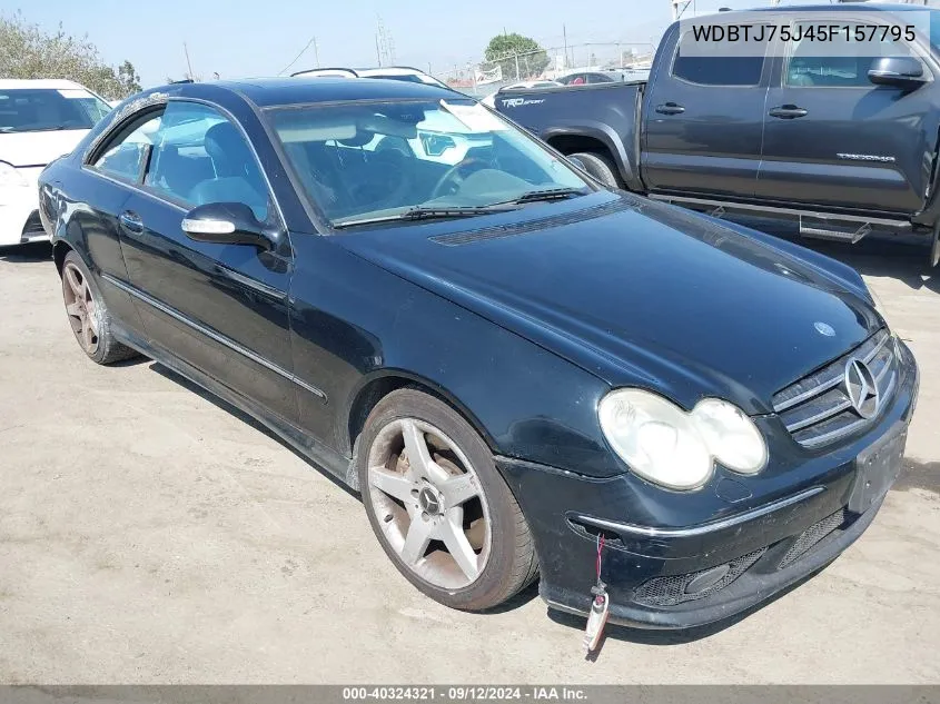 WDBTJ75J45F157795 2005 Mercedes-Benz Clk 500