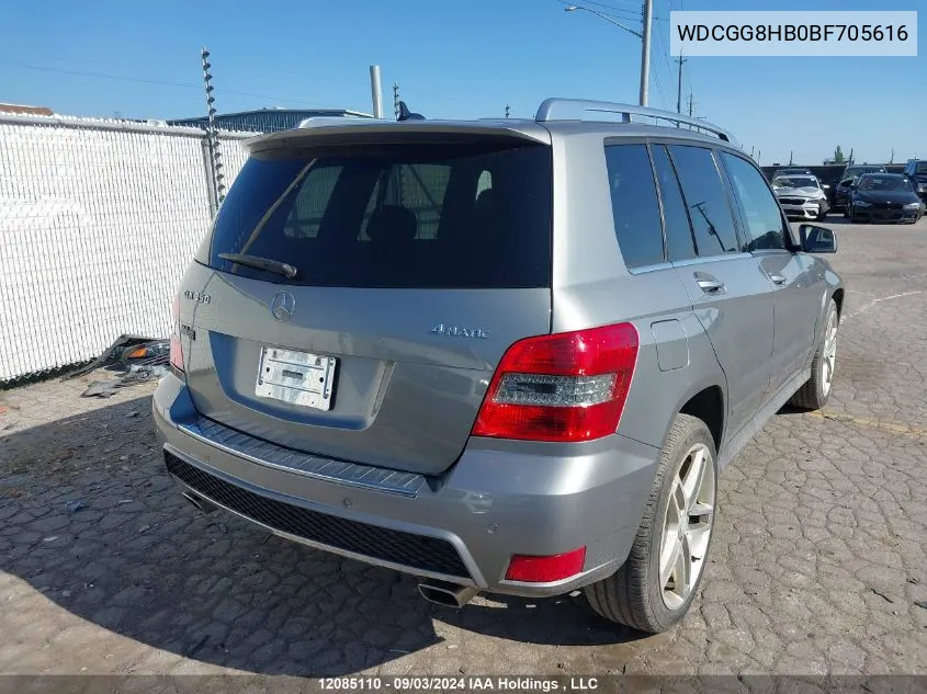 WDCGG8HB0BF705616 2011 Mercedes-Benz Glk 350