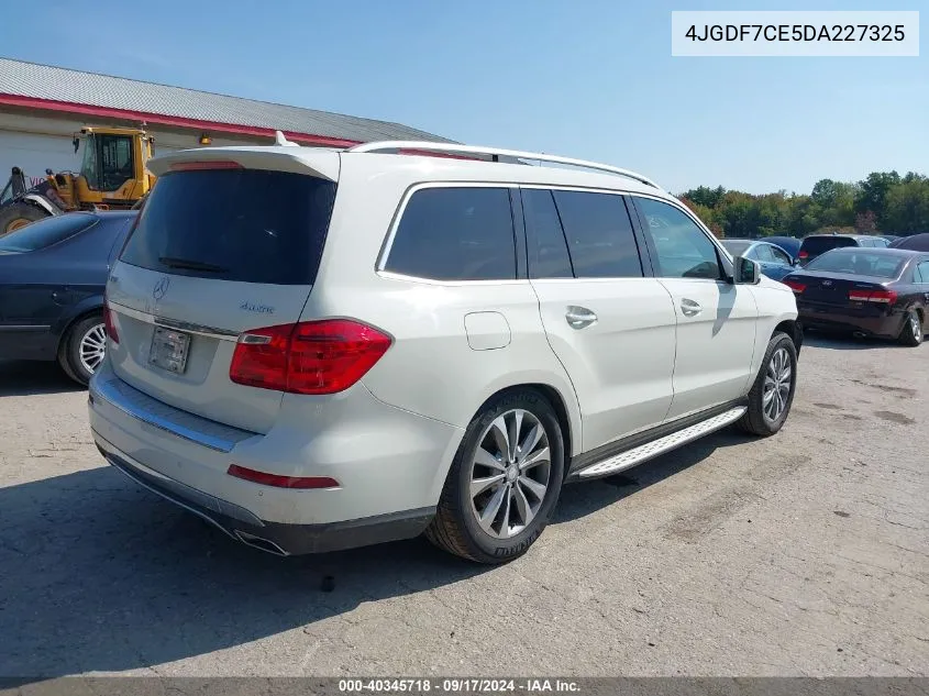 2013 Mercedes-Benz Gl 450 4Matic VIN: 4JGDF7CE5DA227325 Lot: 40345718