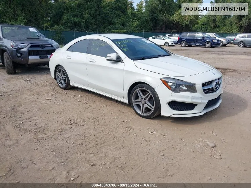 2015 Mercedes-Benz Cla 250 VIN: WDDSJ4EB6FN168704 Lot: 40343706