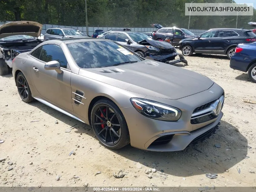 WDDJK7EA3HF048051 2017 Mercedes-Benz Amg Sl 63