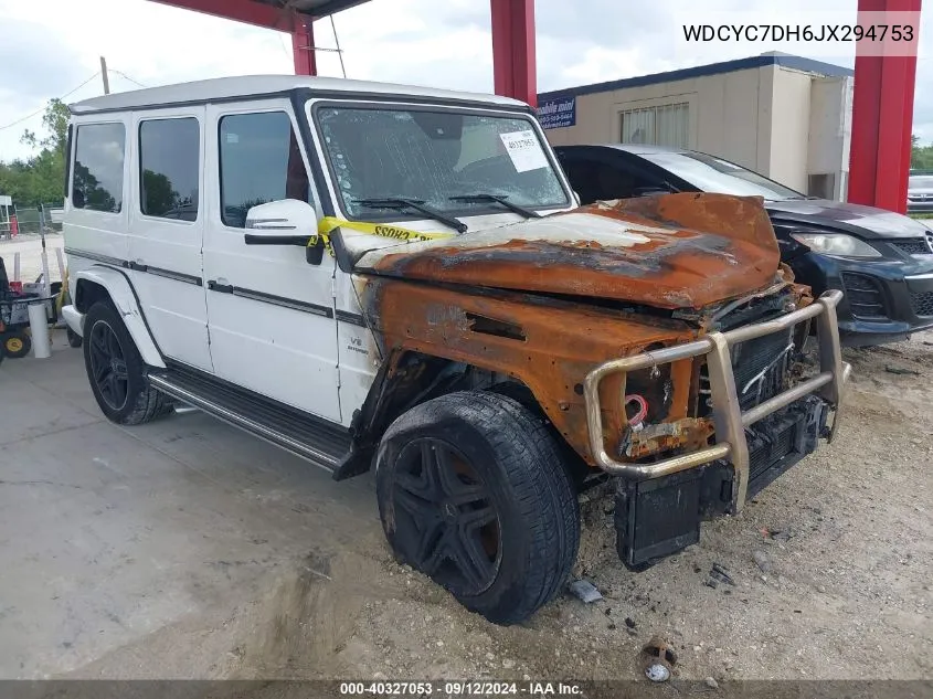 WDCYC7DH6JX294753 2018 Mercedes-Benz Amg G 63 4Matic