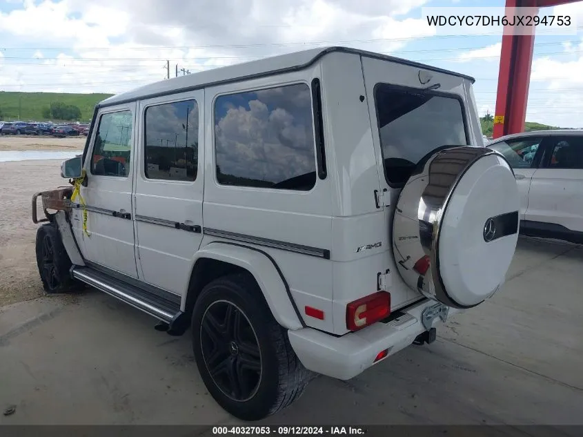 WDCYC7DH6JX294753 2018 Mercedes-Benz Amg G 63 4Matic