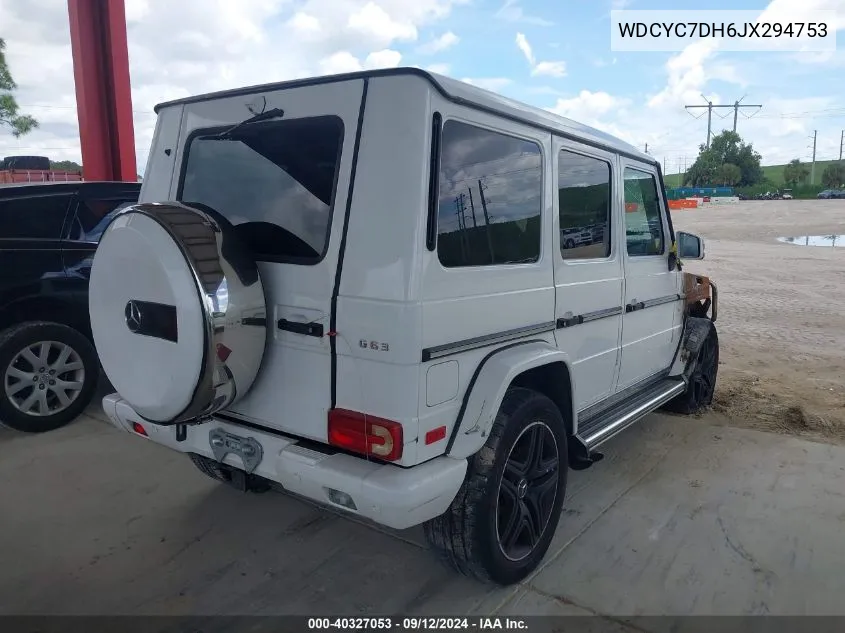 WDCYC7DH6JX294753 2018 Mercedes-Benz Amg G 63 4Matic