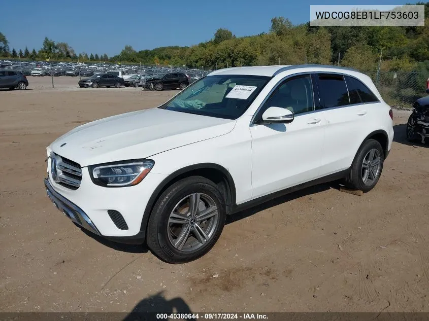 WDC0G8EB1LF753603 2020 Mercedes-Benz Glc 300 4Matic