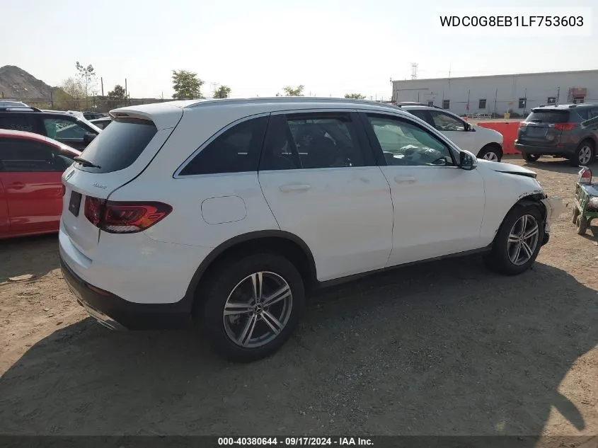 WDC0G8EB1LF753603 2020 Mercedes-Benz Glc 300 4Matic