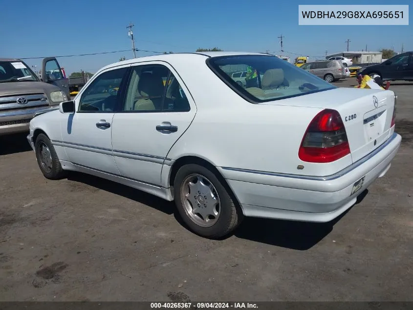 WDBHA29G8XA695651 1999 Mercedes-Benz C 280