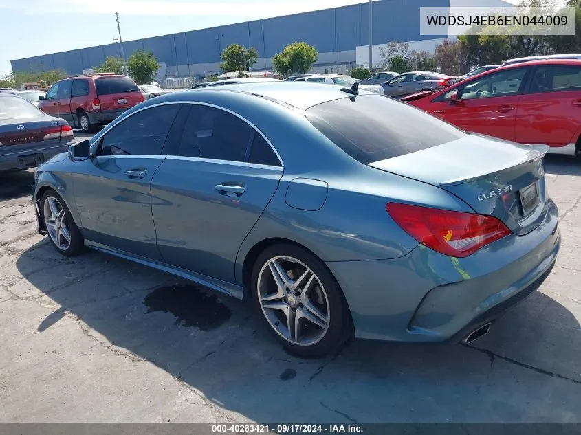 2014 Mercedes-Benz Cla 250 VIN: WDDSJ4EB6EN044009 Lot: 40283421