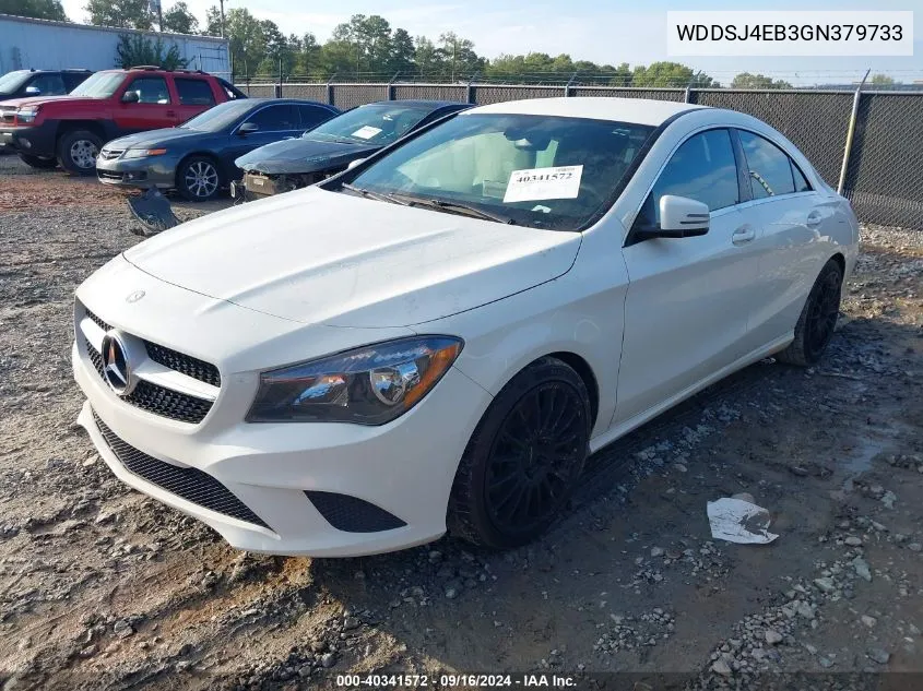 2016 Mercedes-Benz Cla 250 VIN: WDDSJ4EB3GN379733 Lot: 40341572