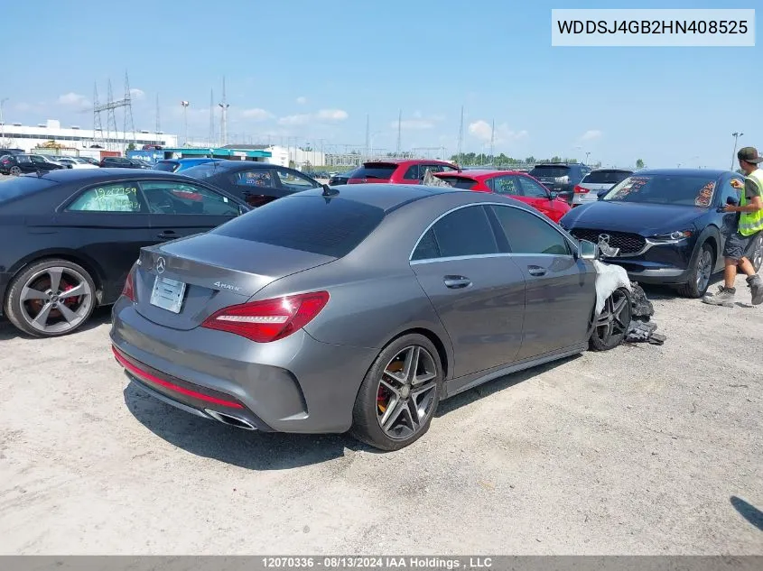 WDDSJ4GB2HN408525 2017 Mercedes-Benz Cla 250 4Matic