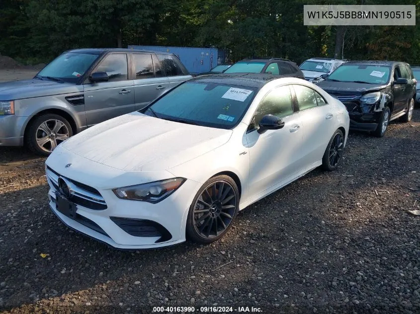 W1K5J5BB8MN190515 2021 Mercedes-Benz Cla Amg 35 4Matic