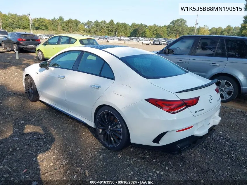 W1K5J5BB8MN190515 2021 Mercedes-Benz Cla Amg 35 4Matic