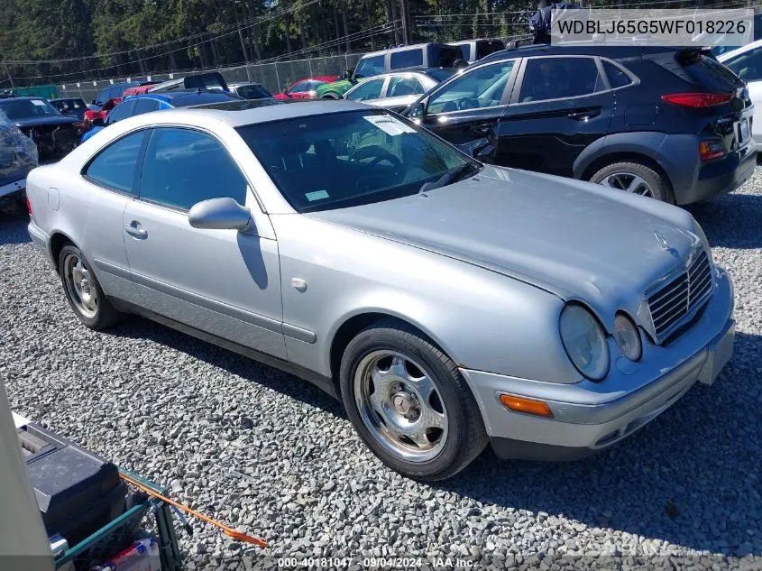 1998 Mercedes-Benz Clk 320 VIN: WDBLJ65G5WF018226 Lot: 40181047