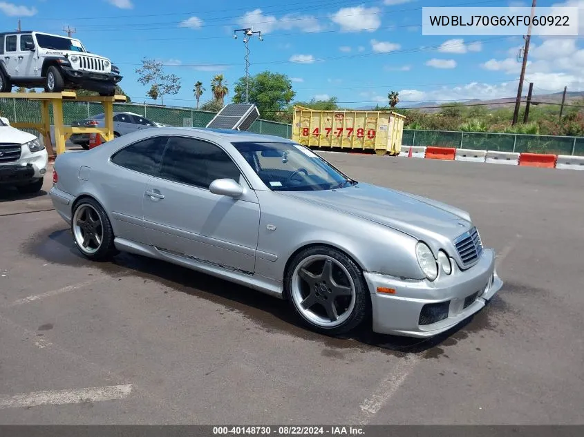 WDBLJ70G6XF060922 1999 Mercedes-Benz Clk 430