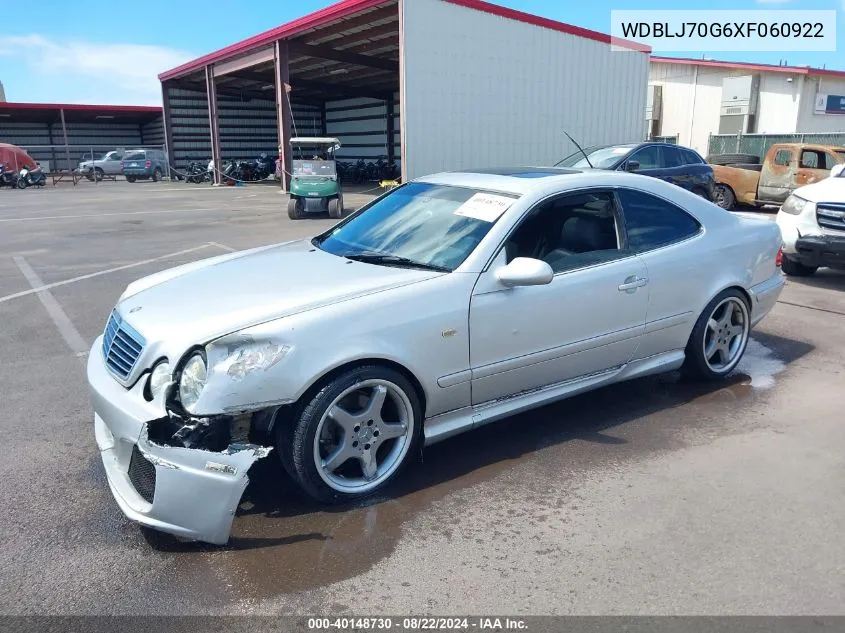 WDBLJ70G6XF060922 1999 Mercedes-Benz Clk 430