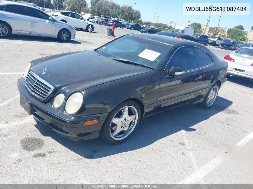 WDBLJ65G61T087484 2001 Mercedes-Benz Clk 320