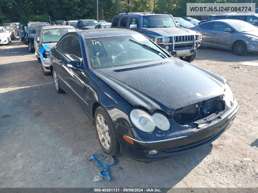 WDBTJ65J24F084774 2004 Mercedes-Benz Clk 320