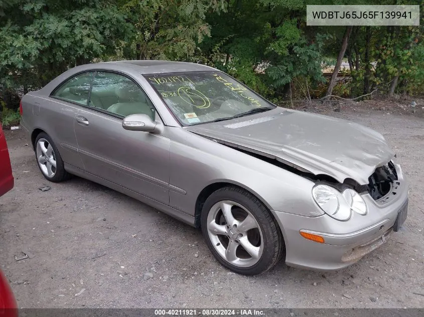 WDBTJ65J65F139941 2005 Mercedes-Benz Clk 320