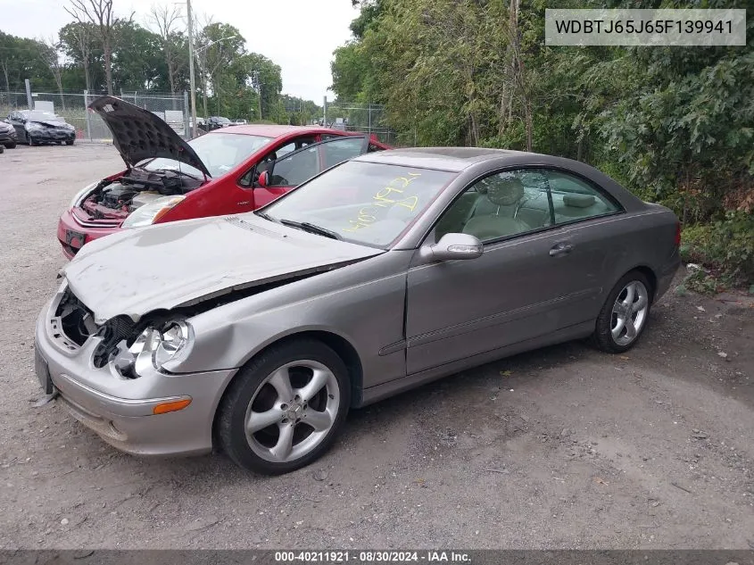 WDBTJ65J65F139941 2005 Mercedes-Benz Clk 320