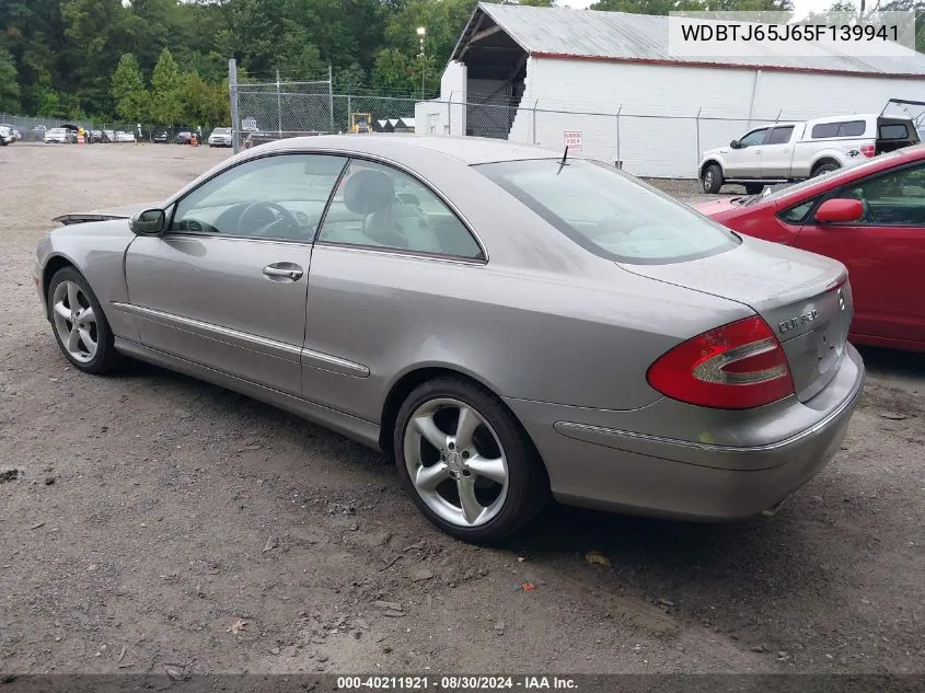 WDBTJ65J65F139941 2005 Mercedes-Benz Clk 320