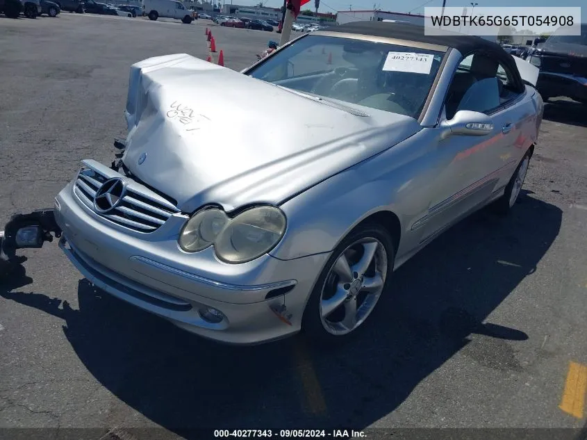 WDBTK65G65T054908 2005 Mercedes-Benz Clk 320