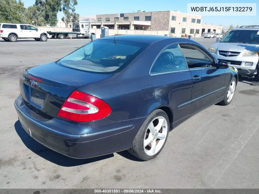 2005 Mercedes-Benz Clk 320 VIN: WDBTJ65J15F132279 Lot: 40301591