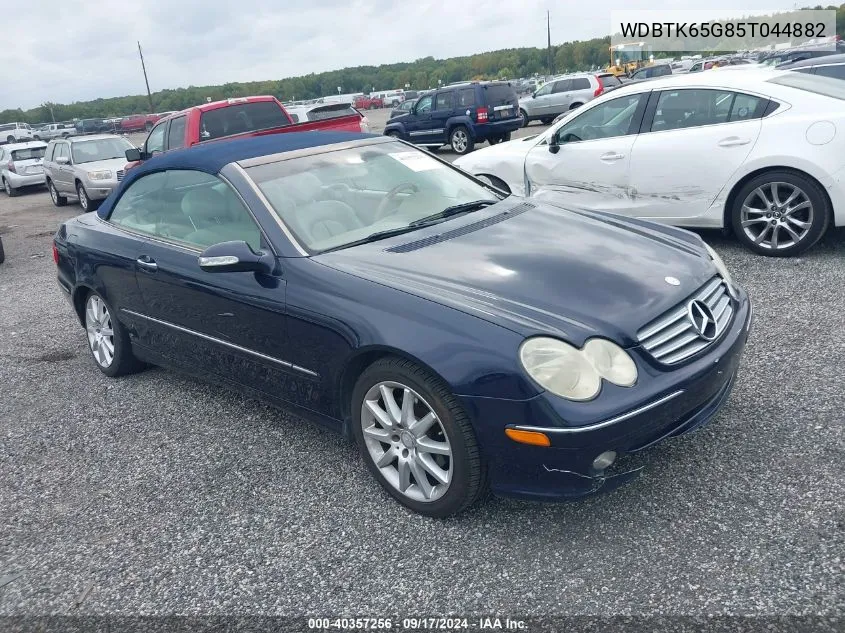 2005 Mercedes-Benz Clk 320 VIN: WDBTK65G85T044882 Lot: 40357256