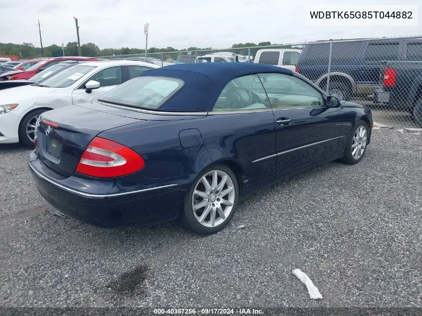 WDBTK65G85T044882 2005 Mercedes-Benz Clk 320