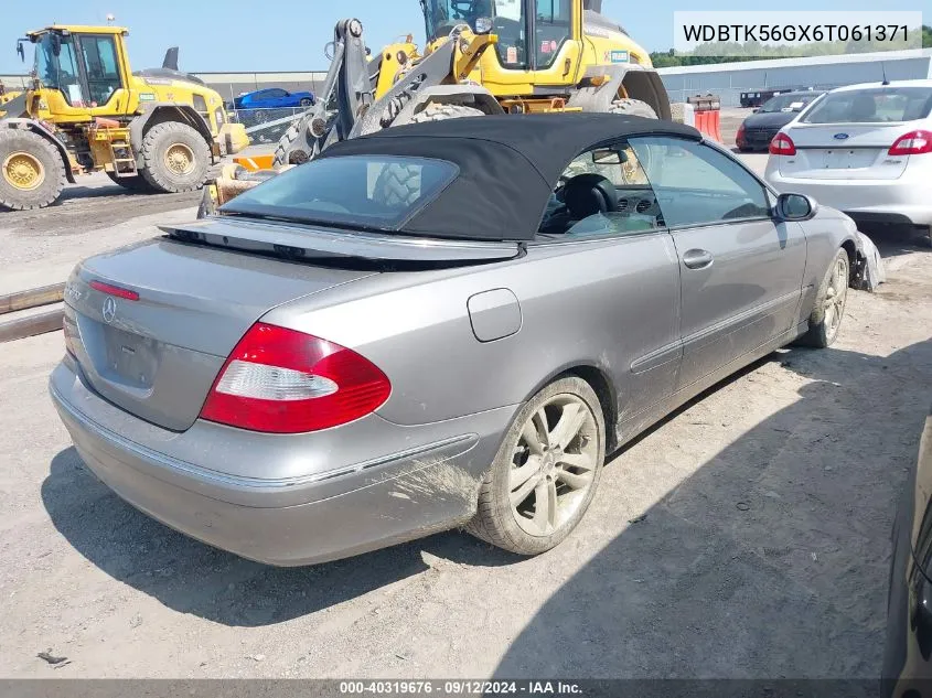 WDBTK56GX6T061371 2006 Mercedes-Benz Clk 350 350