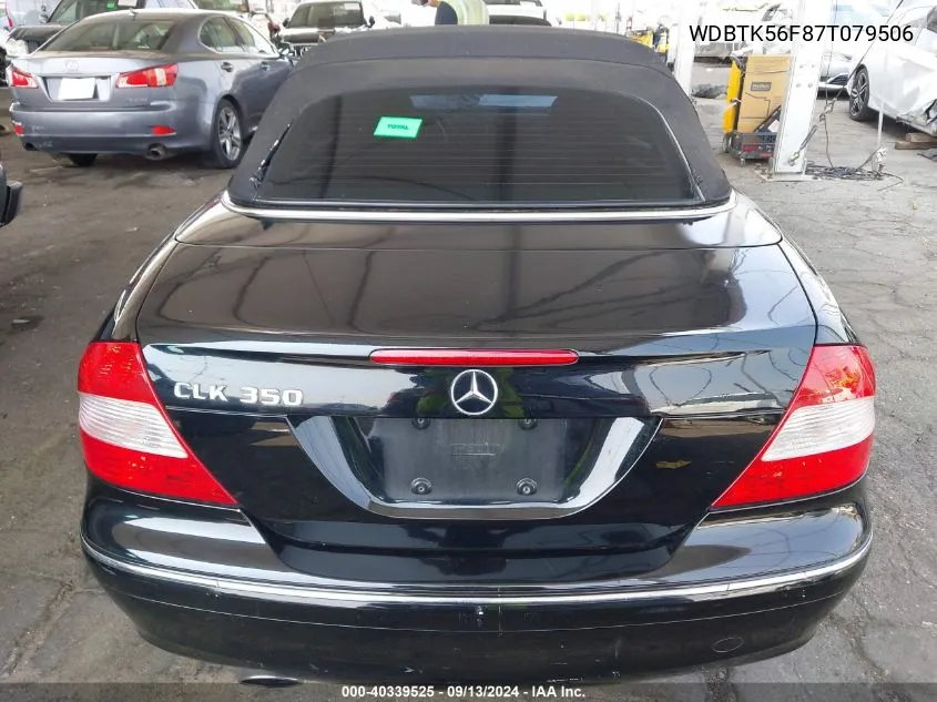 WDBTK56F87T079506 2007 Mercedes-Benz Clk 350 350