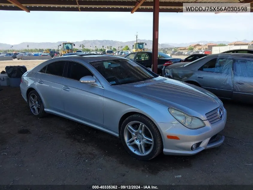 2006 Mercedes-Benz Cls 500C VIN: WDDDJ75X56A030598 Lot: 40335362