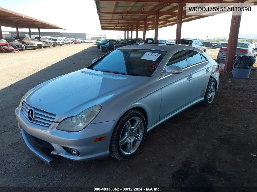 2006 Mercedes-Benz Cls 500C VIN: WDDDJ75X56A030598 Lot: 40335362