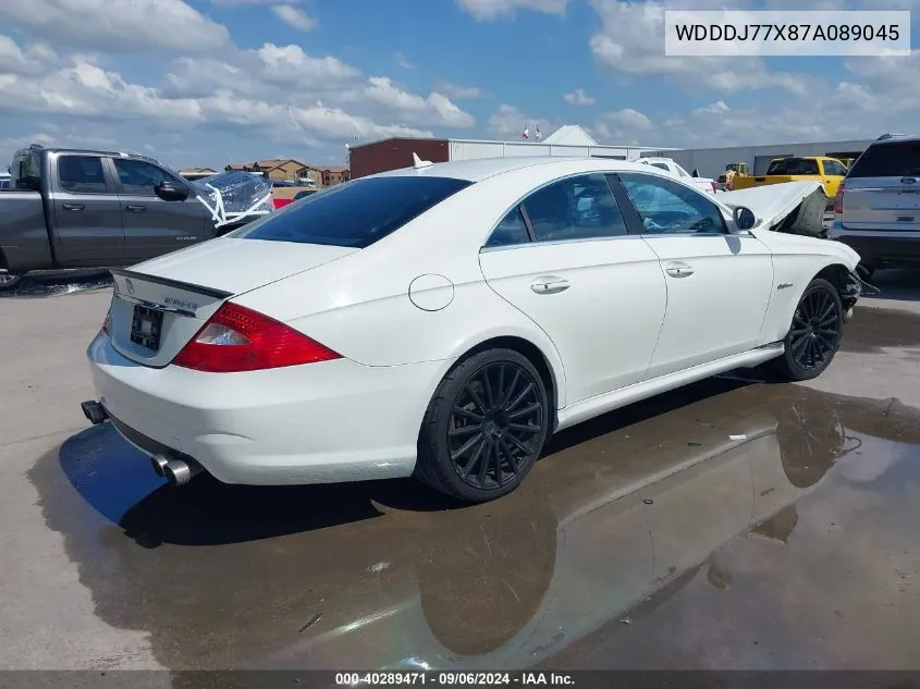 WDDDJ77X87A089045 2007 Mercedes-Benz Cls 63 Amg