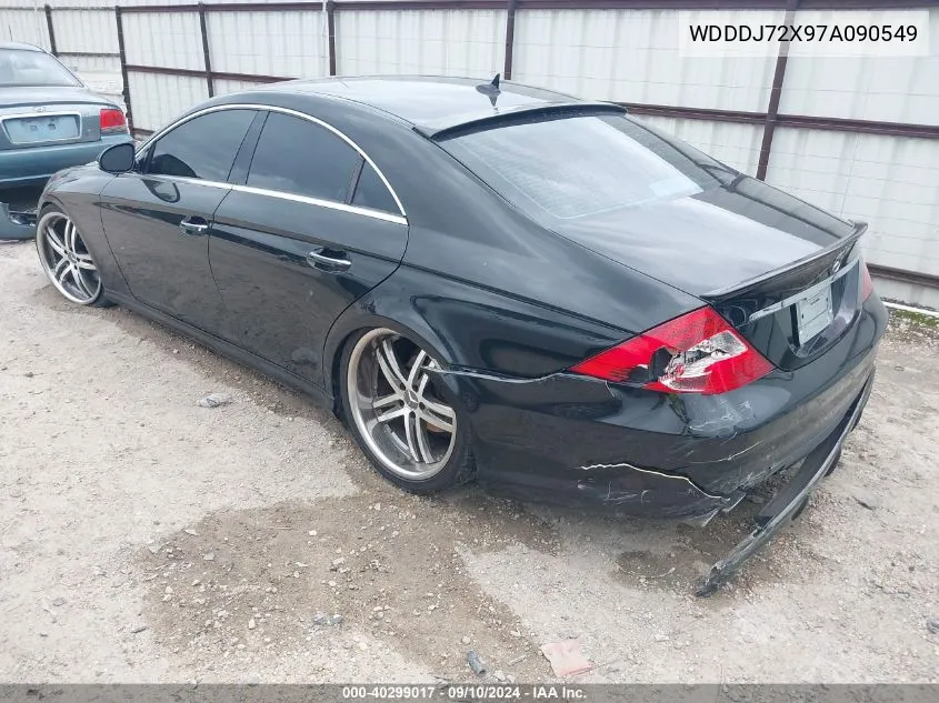 2007 Mercedes-Benz Cls 550 VIN: WDDDJ72X97A090549 Lot: 40299017