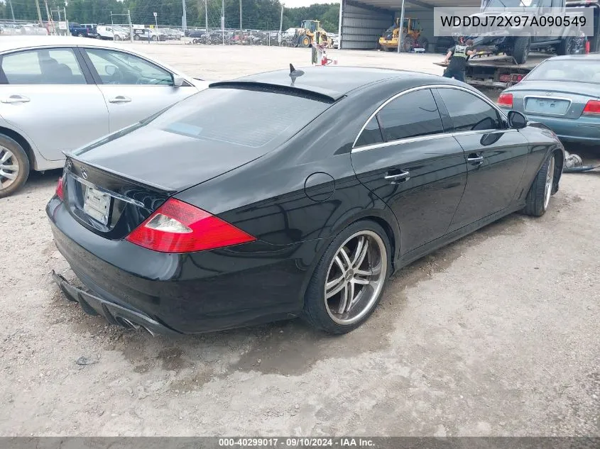 2007 Mercedes-Benz Cls 550 VIN: WDDDJ72X97A090549 Lot: 40299017