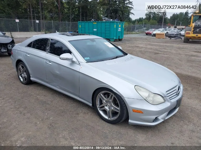 2007 Mercedes-Benz Cls 550 VIN: WDDDJ72X27A084642 Lot: 40325814