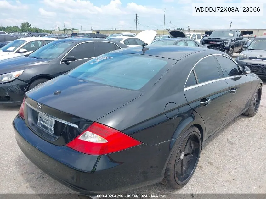 2008 Mercedes-Benz Cls 550 VIN: WDDDJ72X08A123066 Lot: 40254216