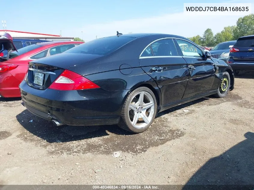 2011 Mercedes-Benz Cls 550 VIN: WDDDJ7CB4BA168635 Lot: 40346834