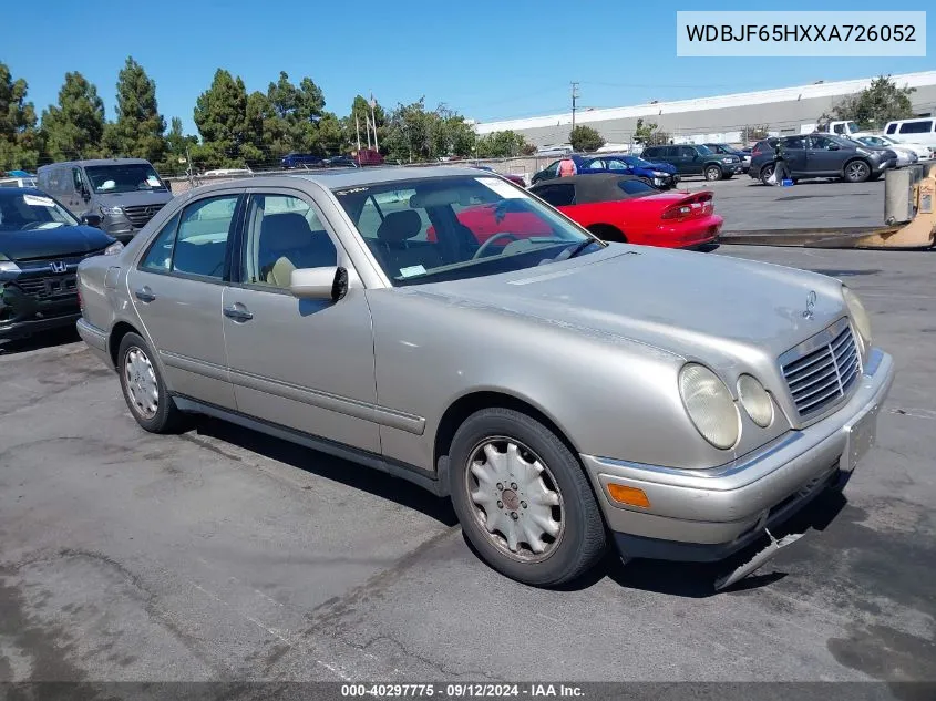 1999 Mercedes-Benz E 320 VIN: WDBJF65HXXA726052 Lot: 40297775