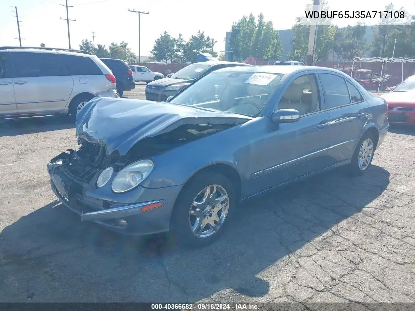 2005 Mercedes-Benz E 320 VIN: WDBUF65J35A717108 Lot: 40366582