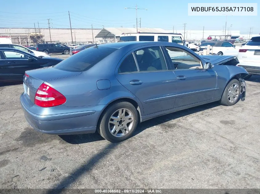 WDBUF65J35A717108 2005 Mercedes-Benz E 320