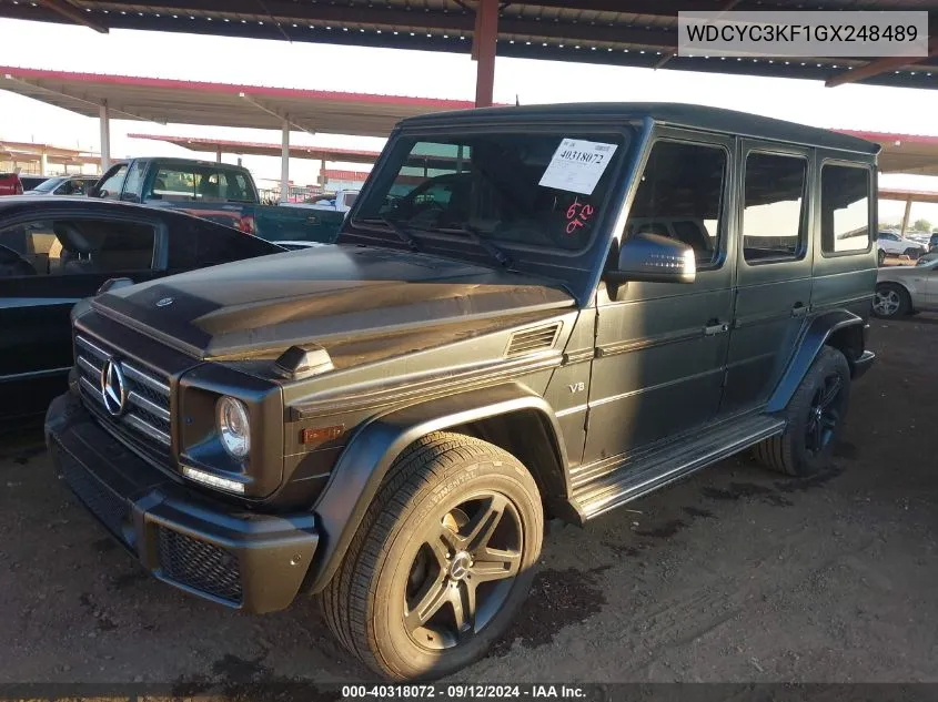 2016 Mercedes-Benz G 550 550 VIN: WDCYC3KF1GX248489 Lot: 40318072