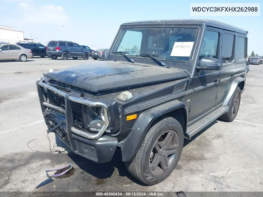 WDCYC3KFXHX262988 2017 Mercedes-Benz G 550 550